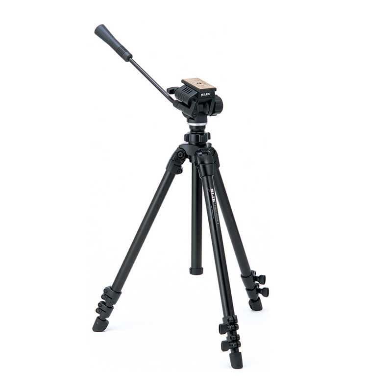Slik 504 QF II Video Tripod with 3-Way Pan Head – ScopeUout NZ