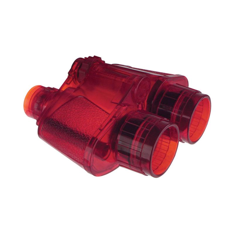 Toysmith Super 40T Translucent 3x40 Toy Binoculars - Red
