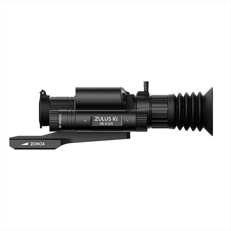 DNT Zulus HD V2 3-12x Digital Day Night Vision Scope (LRF and Ballistics)