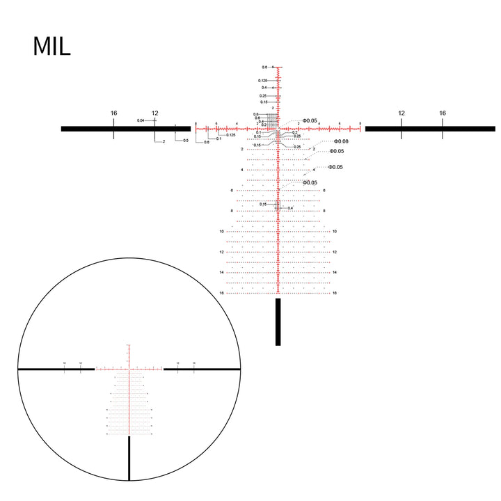DNT IR TOR MIL Reticle