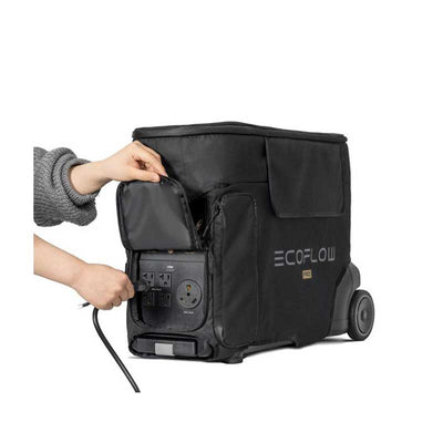 EcoFlow Delta Pro Portable Power Station Bag in use