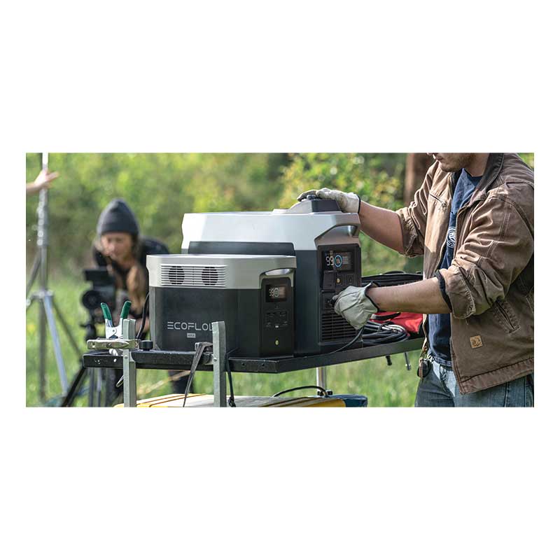 EcoFlow Smart Generator in use