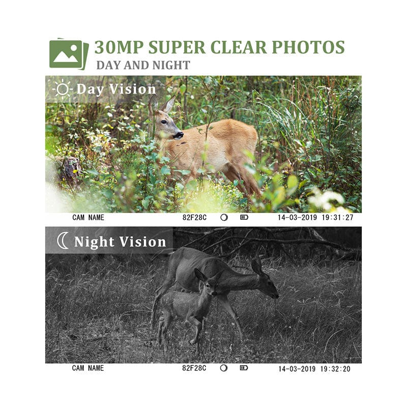 Keepguard KG571 Mini 30MP Trail Camera - example images