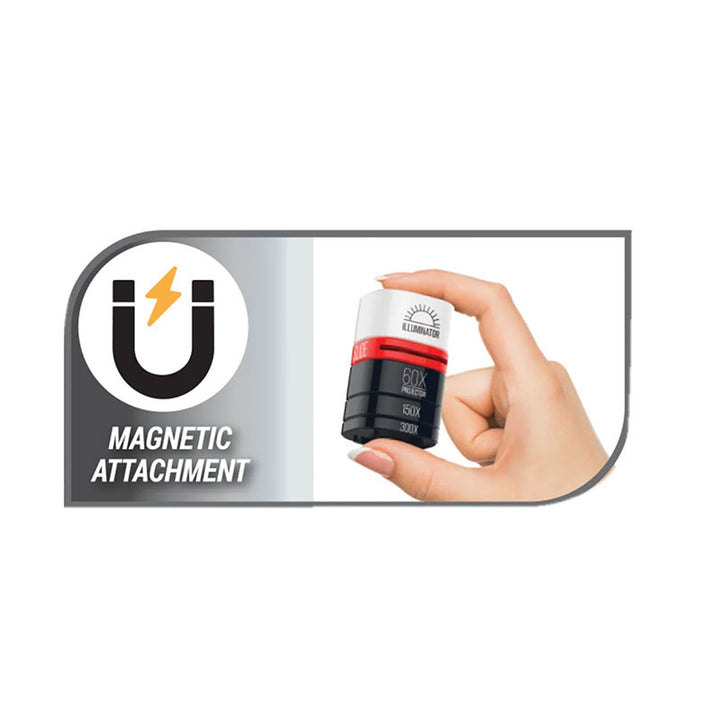 Konus Micro Clip Microscope Set for Smartphone magnetic attachment