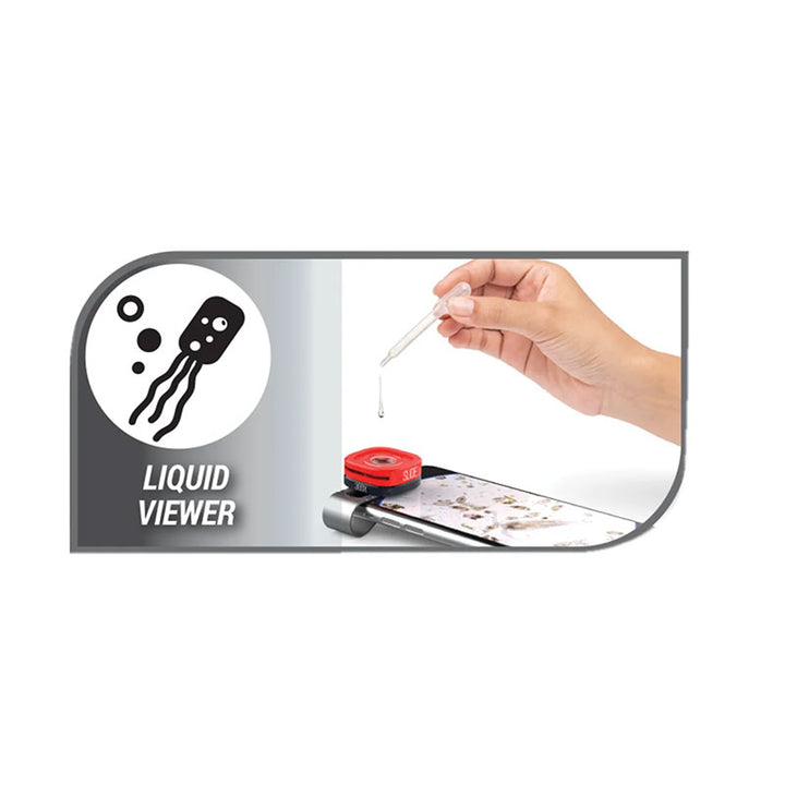 Konus Micro Clip Microscope Set for Smartphone liquid viewer