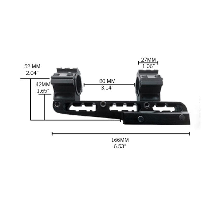 Konus Universal Cantilever Riflescope Mount - measurements 1