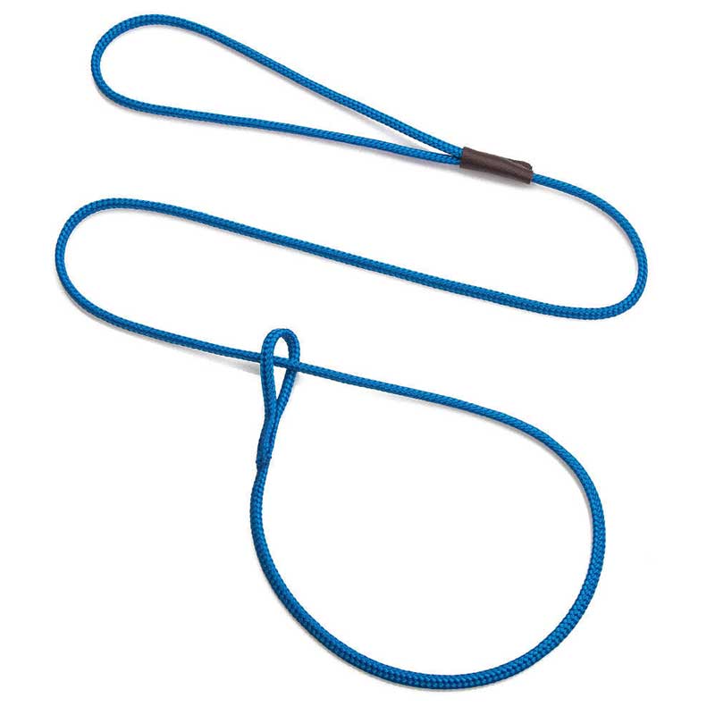 Mendota Dog Show Loop Lead - blue