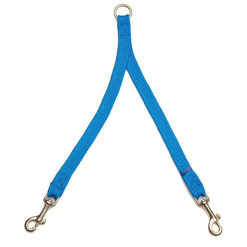 Mendota Double Coupler, 9/16, blue