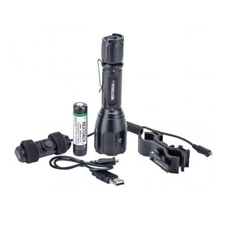 NexTorch T7 1300 Lumen Hunting Torch Set - parts
