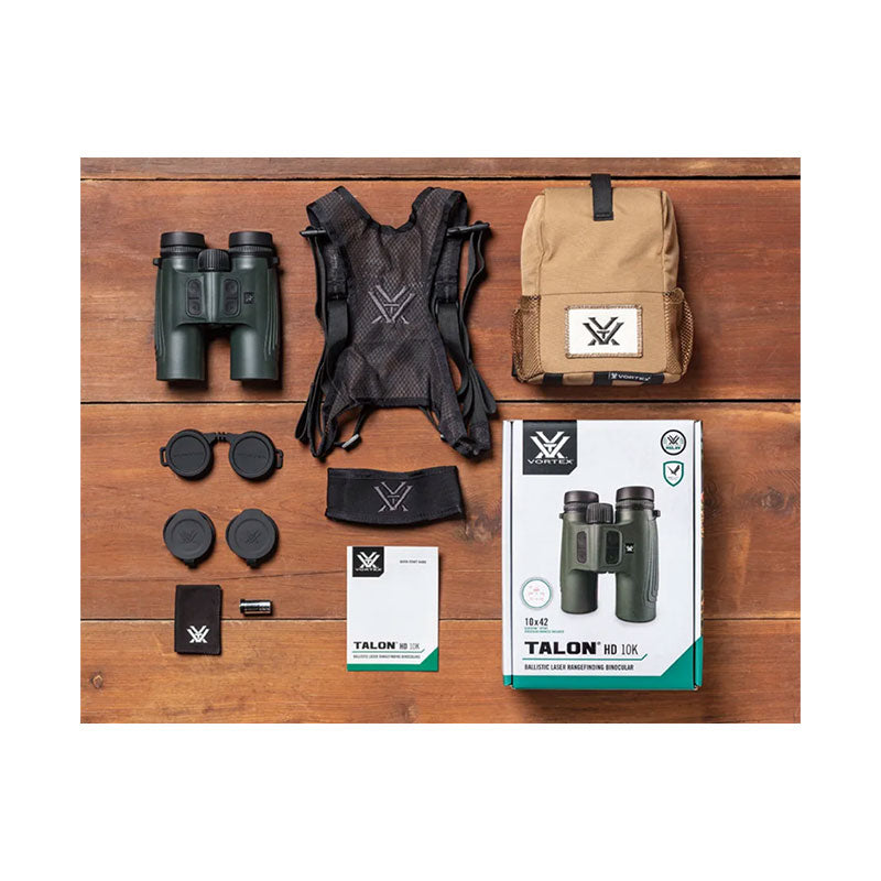 Vortex Talon HD 10K 10x42 Ballistic Laser Rangefinding Binoculars