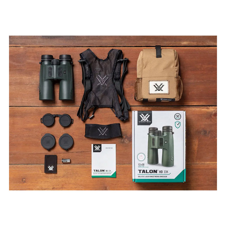 Vortex Talon HD 10K 12x50 Ballistic Laser Rangefinding Binoculars