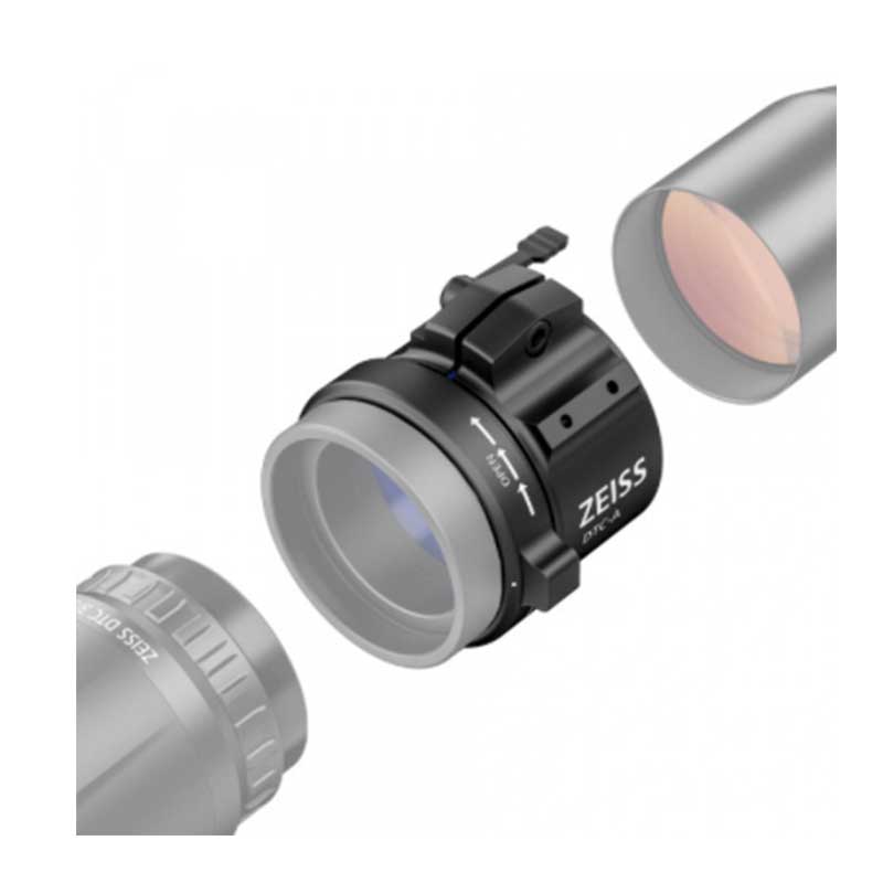 Zeiss DTC-A Digital Thermal Imaging Clip-on Adapter set up