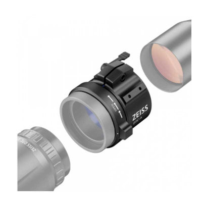 Zeiss DTC-A Digital Thermal Imaging Clip-on Adapter set up