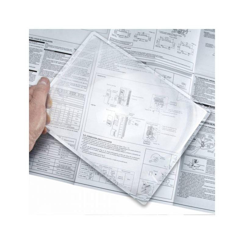 Carson 2x Page Magnifier in use