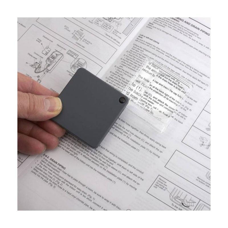 Carson MagniFlip Plus Magnifier in use