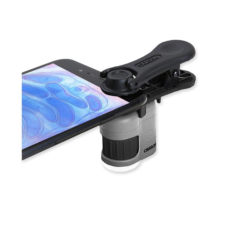 Carson MicroMini 20x Microscope with Universal Smartphone Clip