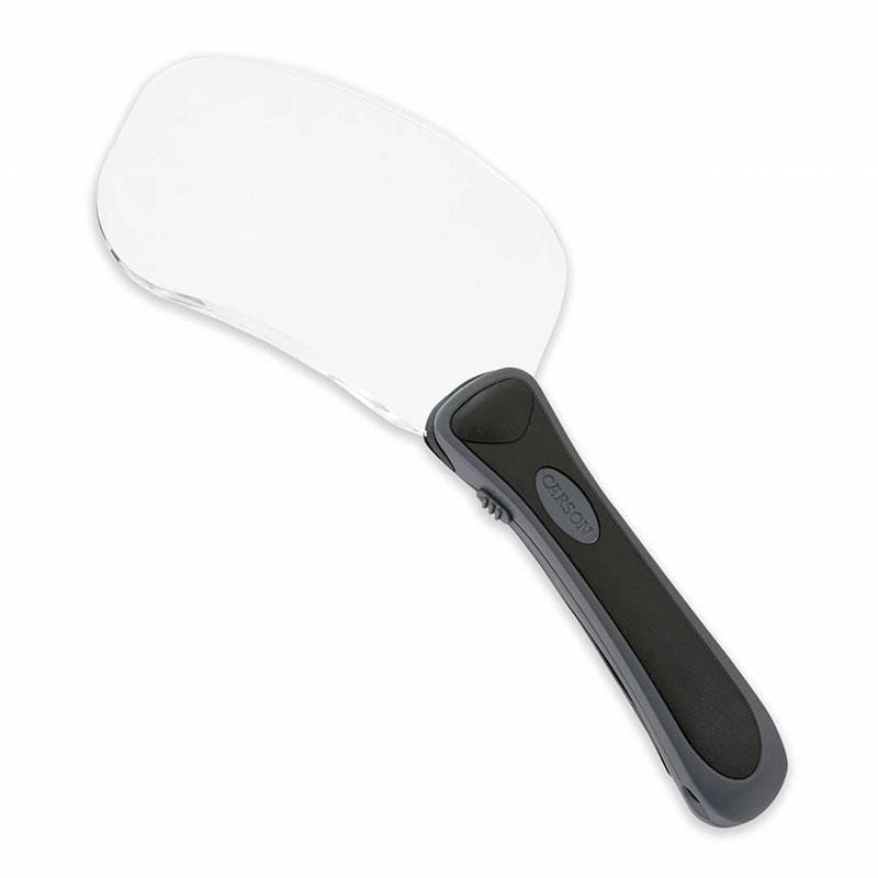 Carson RimFree Rectangle 2x LED Lighted Magnifier