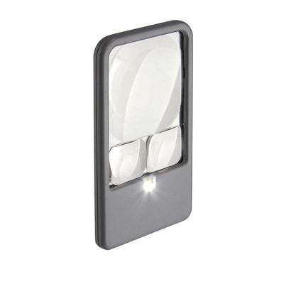 Carson 2.5x, 5x, and 6x LED Lighted Pocket Magnifier