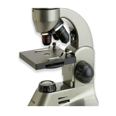 Carson 40x-400x Table-Top Biological Microscope close up