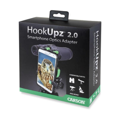 Carson HookUpz 2.0 Universal Optics Adapter for Smartphones box