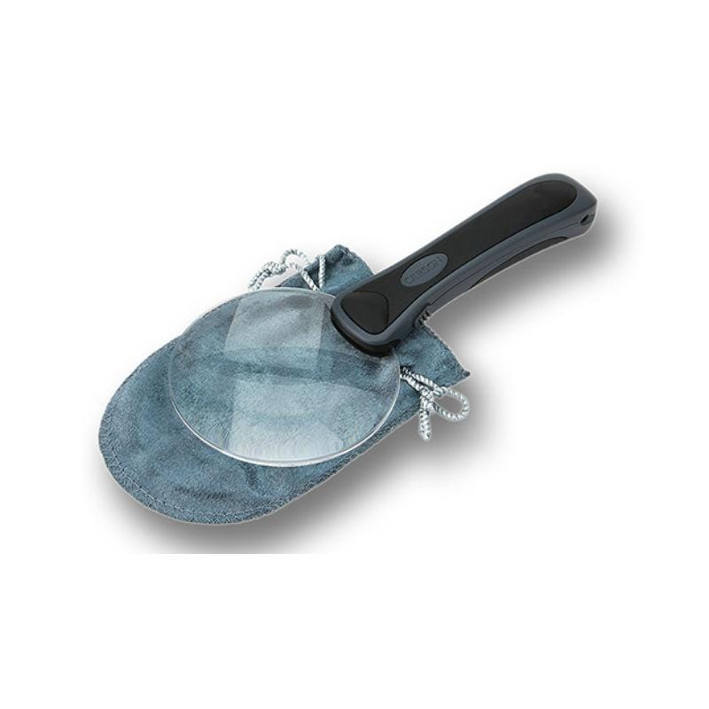 Carson RimFree 2x LED Lighted Magnifier with pouch