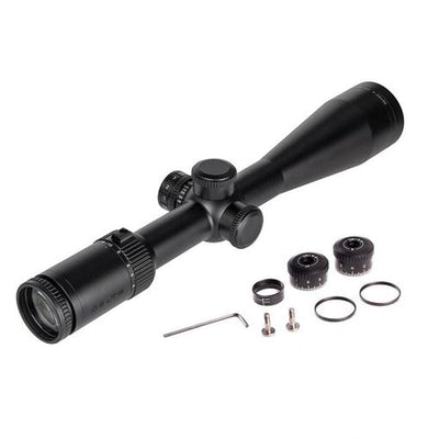 Delta Optical Titanium HD 4-24x50 SFP Riflescope with interchangeable turrets