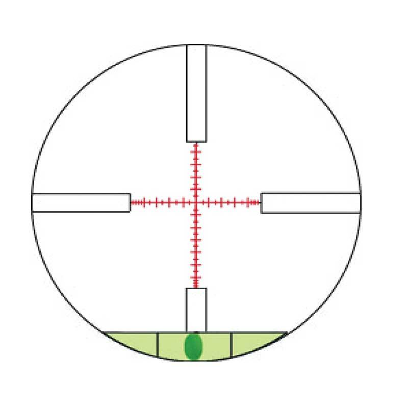 Konus illuminated half mil dot reticle