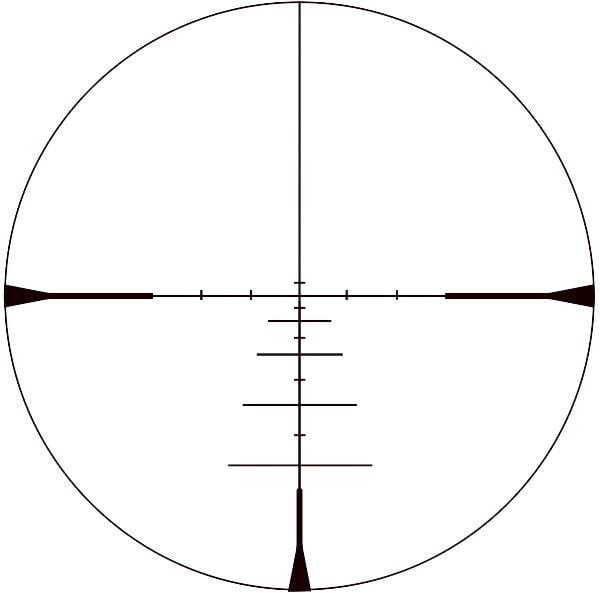 KonusPro 550 3-9x40 Rifle Scope reticle