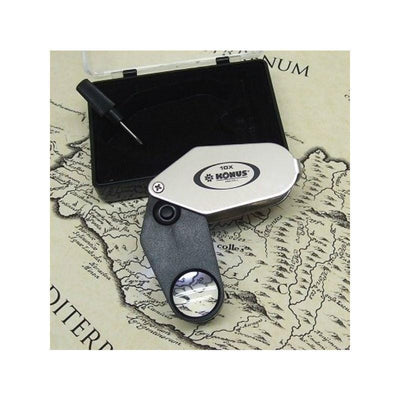 Konus LED 10x Folding Magnifier with case and screw driver