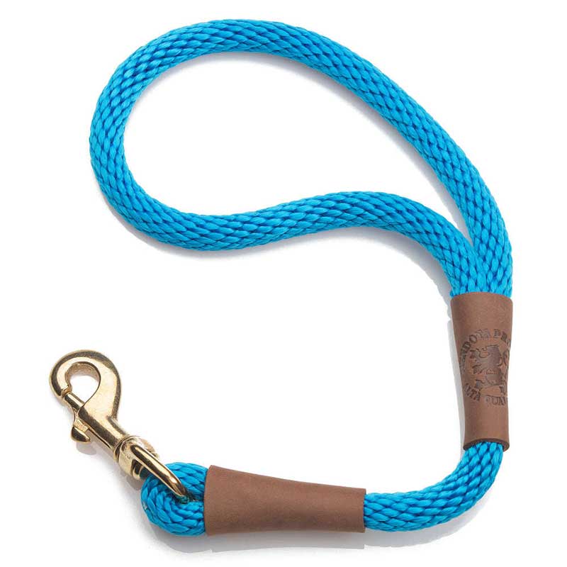 Mendota Dog Short Traffic Snap Lead - Blue