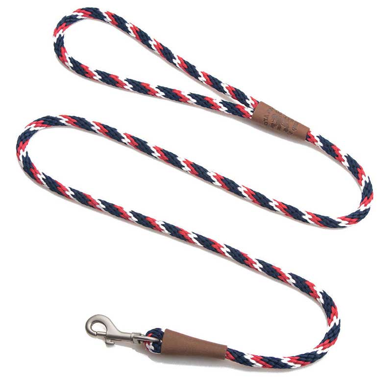 Mendota Dog Snap Lead - Nickel, 3/8, pride