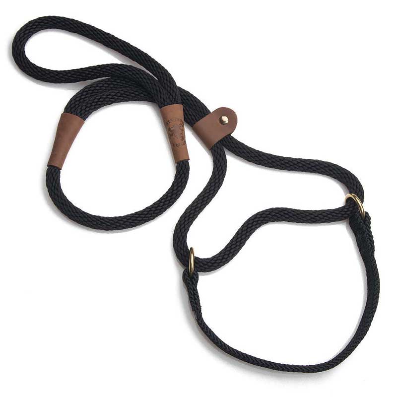 Mendota Dog Walker Martingale Lead - Big Dogs - Black
