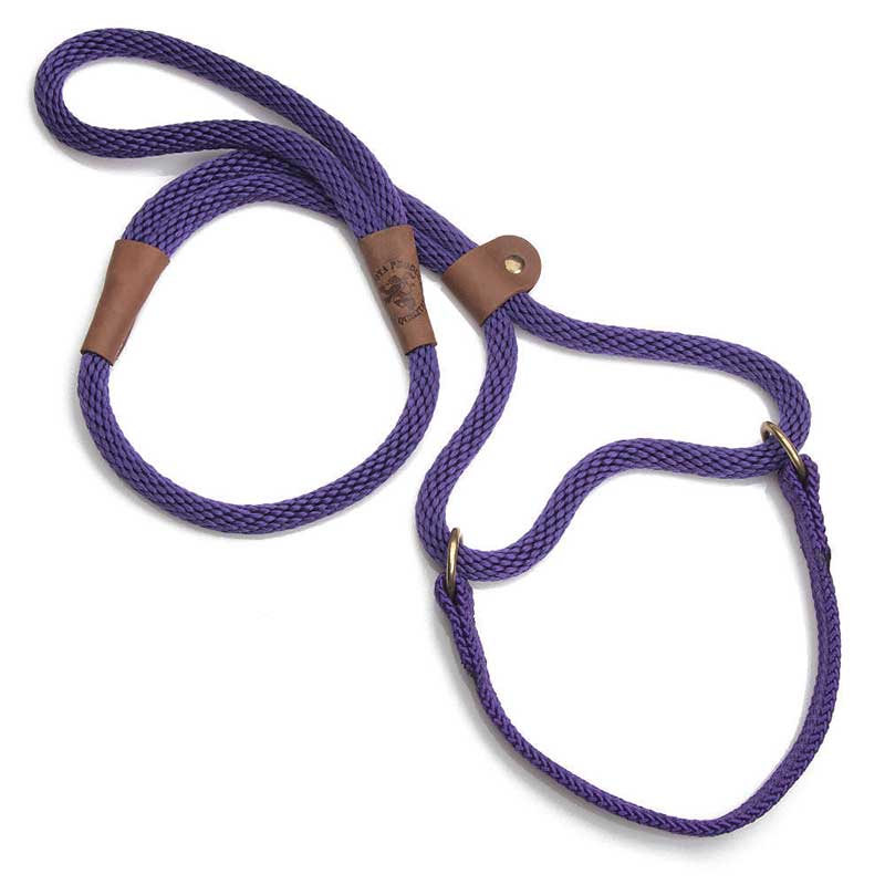 Mendota Dog Walker Martingale Lead - Big Dogs - Purple