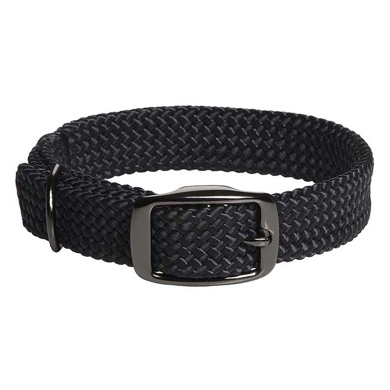 Mendota Double Braid Collar - Black Metallic - Adult, Black