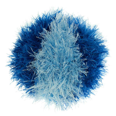 Mendota OoMaLoo Squeaky Dog Ball Toy - large, blue