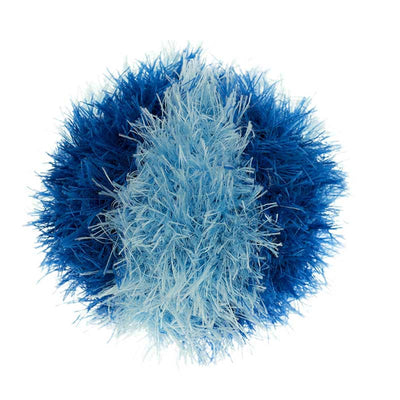Mendota OoMaLoo Squeaky Dog Ball Toy - medium, blue