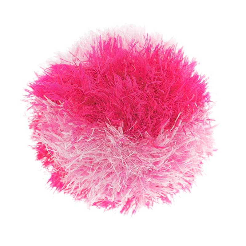 Mendota OoMaLoo Squeaky Dog Ball Toy - medium, pink