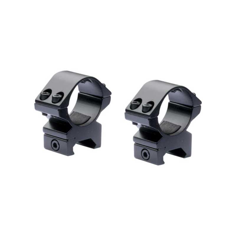 Nikko Stirling Mountmaster Match 30mm Weaver Riflescope Rings - low
