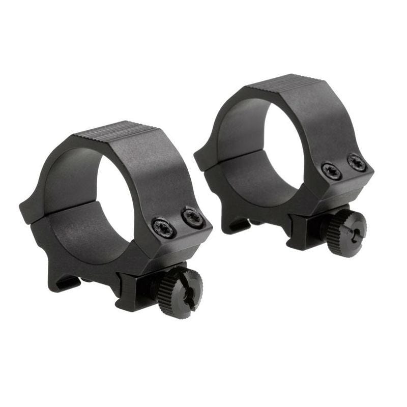 Sun Optics 30mm Weaver Style Sports Riflescope Rings - Low Black Matte 