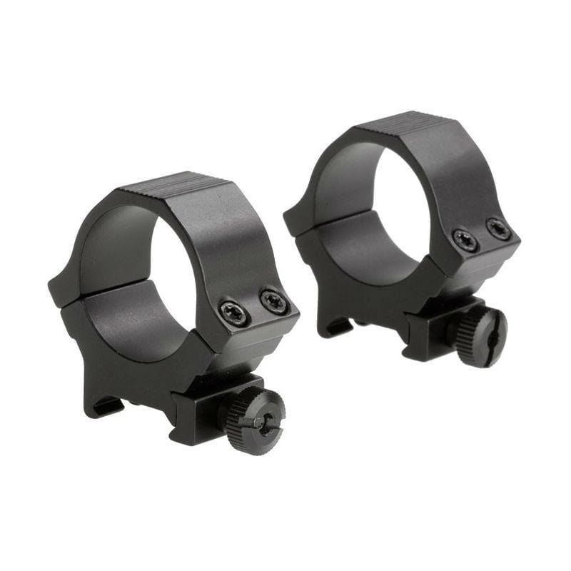 Sun Optics 30mm Weaver Style Sports Riflescope Rings - Medium Black Matte 