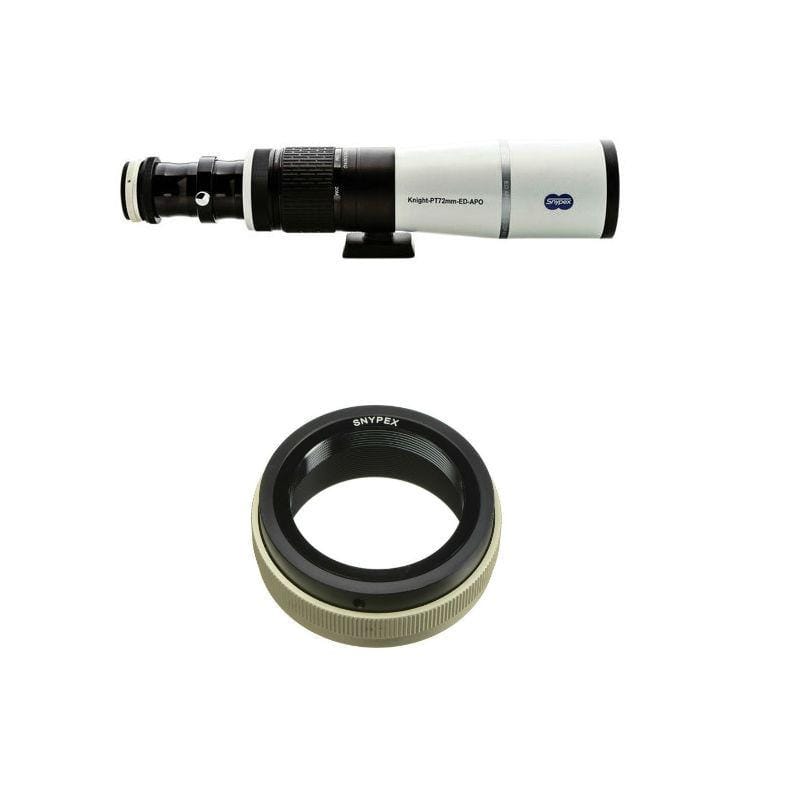 Snypex Knight PT 72mm -ED-APO Photography scope with Digiscope T-2 Mount for Canon EOS